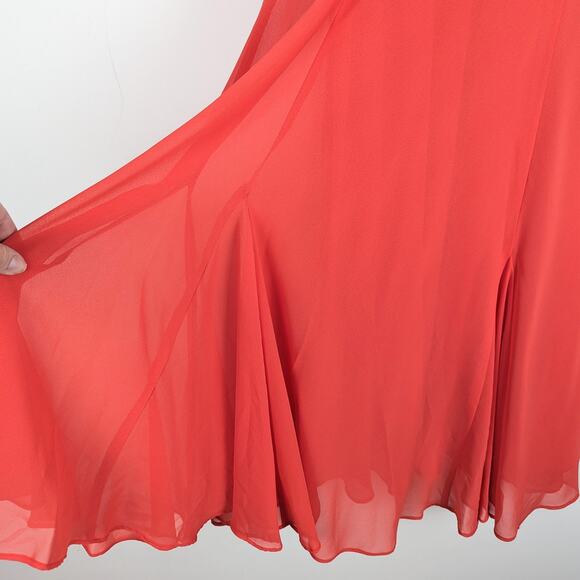 Bandolino Red and Gold Maxi Dress - Picture 6 of 9